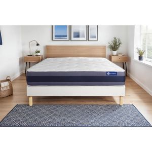 Conjunto de estrado branco + colchão actisom actiflex morpho (120x210 cm -