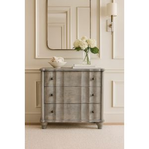 Artisan furniture cómoda em madeira maciça com pernas curvas