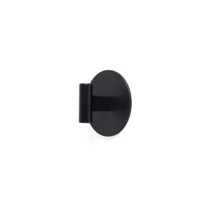 Rei | suporte de parede modelo c1777 | aço e zamak preto fosco | 60x60x35