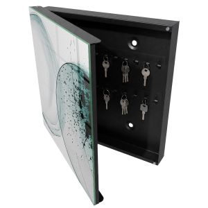 Caixa para chaves decorativa 30x30x5, abertura à esquerda tulup