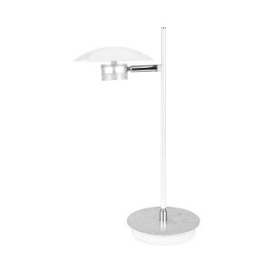 Candeeiro de mesa LED ajustável branco/prata 540 lm 42x23x15 cm