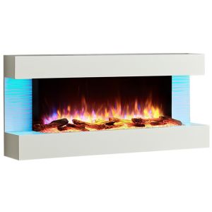 Lareira elétrica BALDERIA Helia - de parede, aquecimento 2000 w - branca