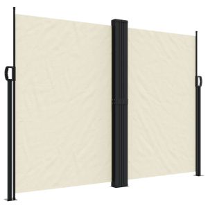 Toldo lateral retrátil 180x600 cm cor creme