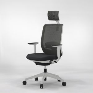 Actiu trim cadeira profissional white and black - con cabezal, 2d
