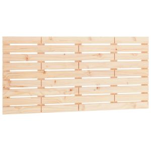 vidaXL cabecero de cama de pared madera maciza de pino 146x3x63 cm