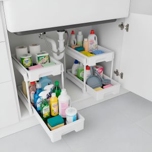 Organizador pia 2 alturas 32x21x38 cm nyana home