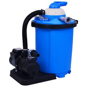 Bomba de filtro de areia vidaxl com temporizador 550 w 50 l