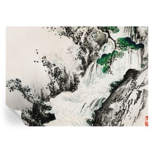 Papel de parede vinílico cachoeira da natureza 208x146 tulup