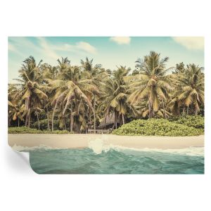 Papel parede adesivo praia tropical 208x146 tulup