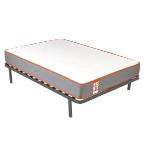 Colchão 90x200cm e estrado wts funk 13 ripas 24cm montagem incluída