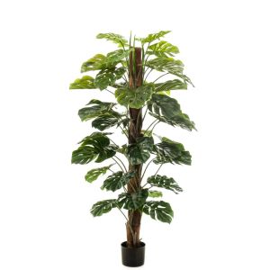 Emerald costela-de-adão artificial com tronco 150 cm