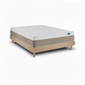 Conjunto sommier cloud cotton leafsleep 190x105 cm