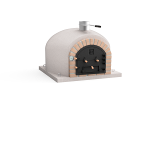 Forno a lenha para construção exterior vesuvius branco - 120x120x85 cm