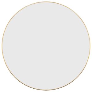 Espelho de parede redondo ø 60 cm dourado