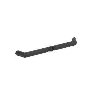 Puxador para mobiliário, zamac, dist  furos 160 mm, preto,balagem  6