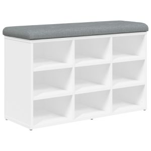 vidaXL zapatero blanco 82x32x50 cm madera de ingeniería