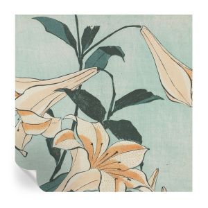 Papel de parede adesivo lírios delicados 250x250 tulup
