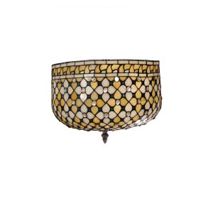 Luminária de teto tiffany, 30 cm de ø, série queen
