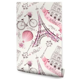 Papel de parede eiffel tower paris para a sala de estar moderna