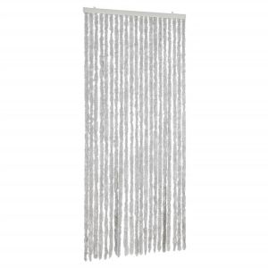 Cortina anti-insetos 90x220 cm chenille cinzento