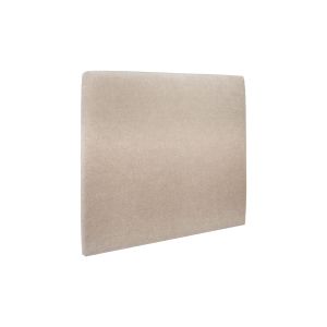 Cabeceira de cama estofada de 180 cm - tela fosca bege castanho - bege cast