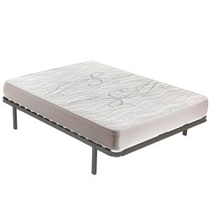 Colchão 90x190cm e estrado xfresh premium visco montagem incluída