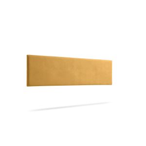 Cabeceira estofada nova aqualine 190x50x5 cm - mostarda - moonia