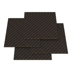 Conjunto de 8 painéis acústicos 3d vang lâminas diagonais 2,88m² carvalho