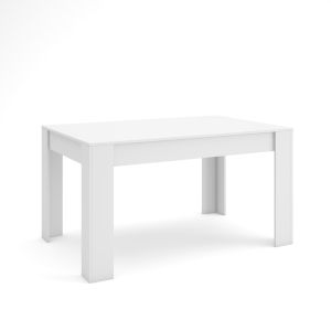 Mesa sala de jantar, 140x90x76cm, branco