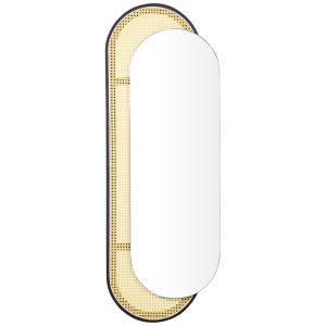 Espelho creil 51 cm 143 cm rattan sintético natural