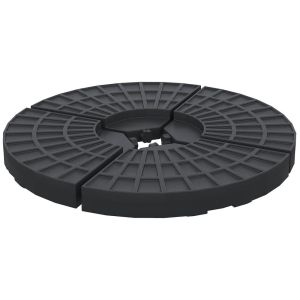 Pesos para base de chapéu de sol 48x48x8 cm hdpe Outsunny