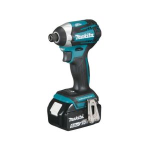 Parafusadeira de impacto 18 v li-ion 5 ah 175 nm Makita - 2 baterias, carre