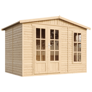 Cobertizo jardin exterior con suelo - 6 m2 - Timbela m334fb