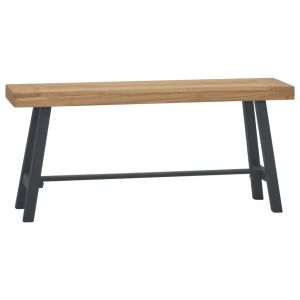 Banco 110 cm madeira de teca maciça wf161164