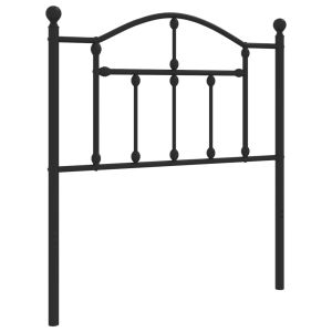 vidaXL cabecero de metal negro 80 cm