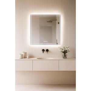 Espelho casa de banho line connect 60x80, app, anti-embaciamento e bluetoot