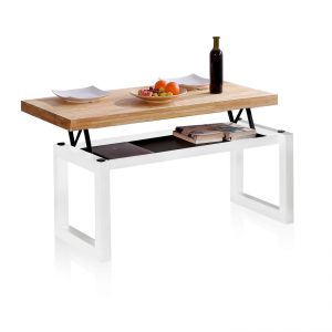 Mesa de centro elevatória loft