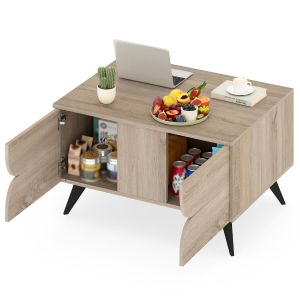Mesa de centro - helloshop26 - moderna - armazenamento - mdf - 80x60x46 cm