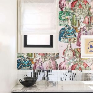 Papel de parede francês marie-antoinette