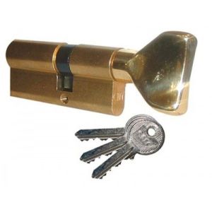Cilindro com botão city variado - 30 x 30 - latão polido