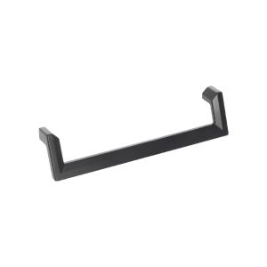Puxador para móveis, zamac, dist entre furos 160 mm, preto,balagem  25