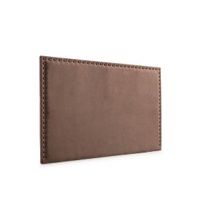 Cabeceira estofada modena duo aqualine 100x120x8 cm - chocolate - moonia