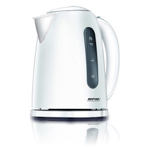 Jarro Elétrico 1.7L, Chaleira Eléctrica, Sem fios, Branco 2200W MPM MCZ-85