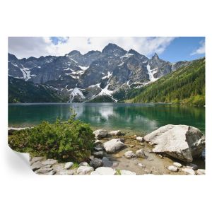 Papel de parede adesivo lago da montanha 208x146 tulup