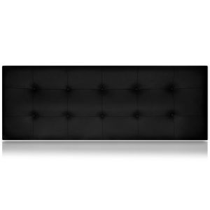Cabeceros artemisa tapizado polipiel negro 220x55 de sonnomattress