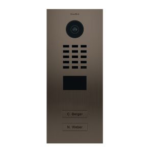 2 botões ip doorphone - d2102bv v2 bronze