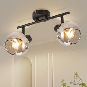 Nettlfe luminária de teto e14 cinza 30x20