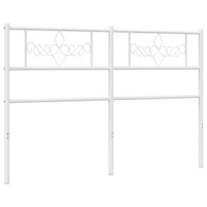 vidaXL cabecero de metal blanco 150 cm