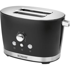 Torradeira 2 torradas bomann ta 3005 cb preto 850w