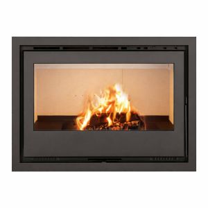 Inserto a lenha com turbinas níger 90 para lareira cassete de 8,6 kw